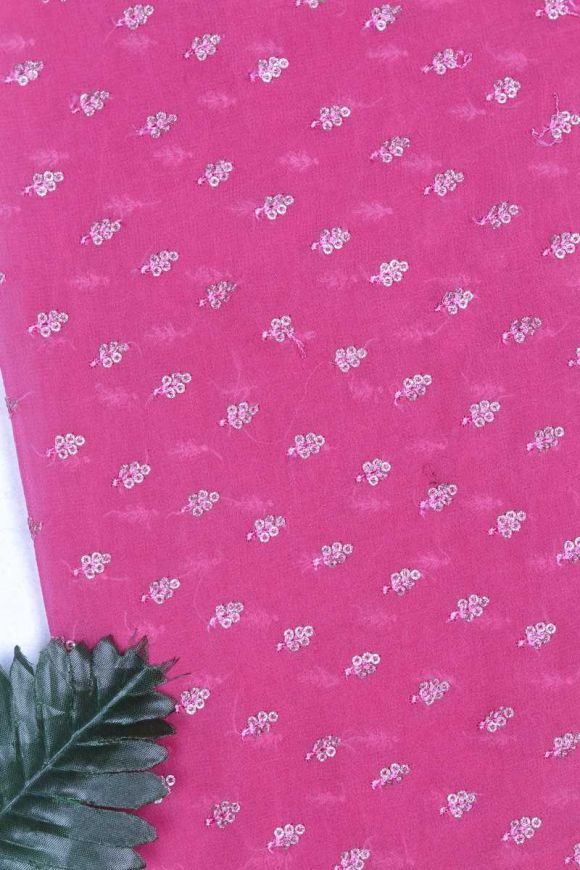 Rani Pink Viscose Georgette Fabric